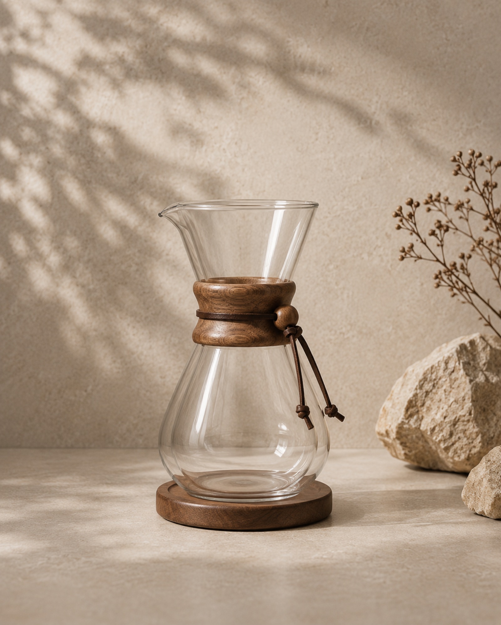 Glass Pour-Over Coffee Set — Glassware from 